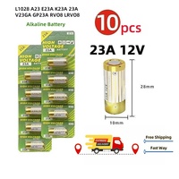 12V 23A Battery 23GA A23S E23A EL12 MN21 V23GA GP23A LRV08 For Doorbell Remote Control Electric Toy A23 Alkaline Battery Pack