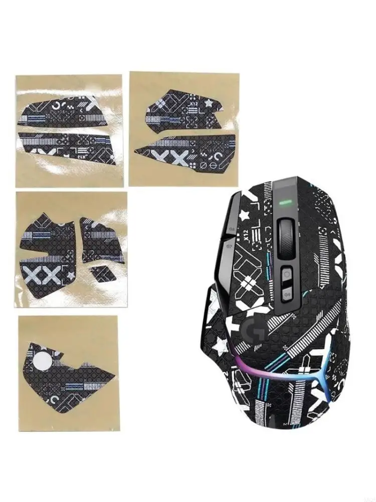Gaming Mouse Skin Antislip Sticker for G502X Mouse Grip Tape Suck-Sweat 
