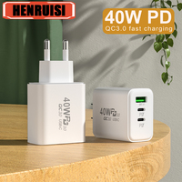 Total 60W USB C Charger USB Fast Charger Type C Mobile Phone Charger PD Quick Charge3.0 Power Adapter for iPhone Xiaomi Samsung