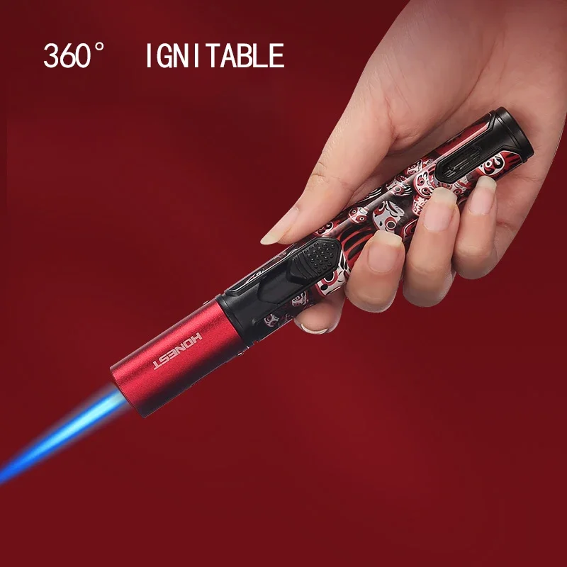 

NEW Creative Metal Guns Blowers Cigars Pipes Multi-functional Portable Lighter Cigarette Accessories Essential Men's Gift
