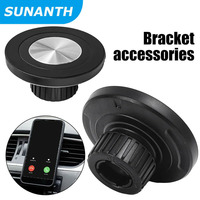 Universal 17mm Ball Head Base Magnetic Car Phone Holder Parts Kit with Mount Brackets for MagSafe Accessories