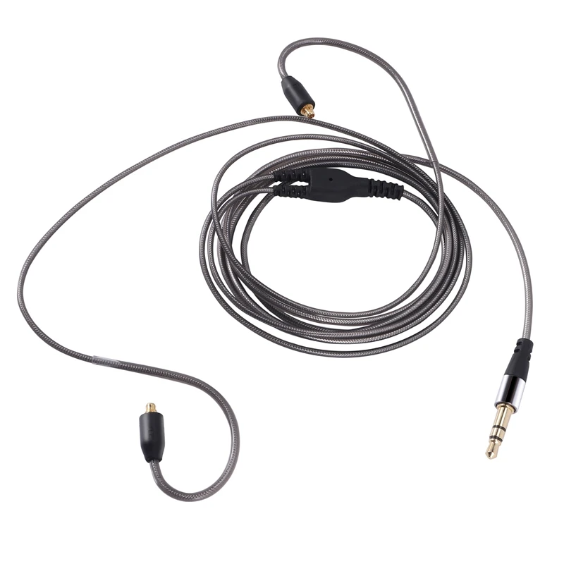 DIY Ie800 Headphone Cable Single Crystal Copper Wires, 14 Core MMCX Interface Earphone Cable for SE215/315/535/UE900