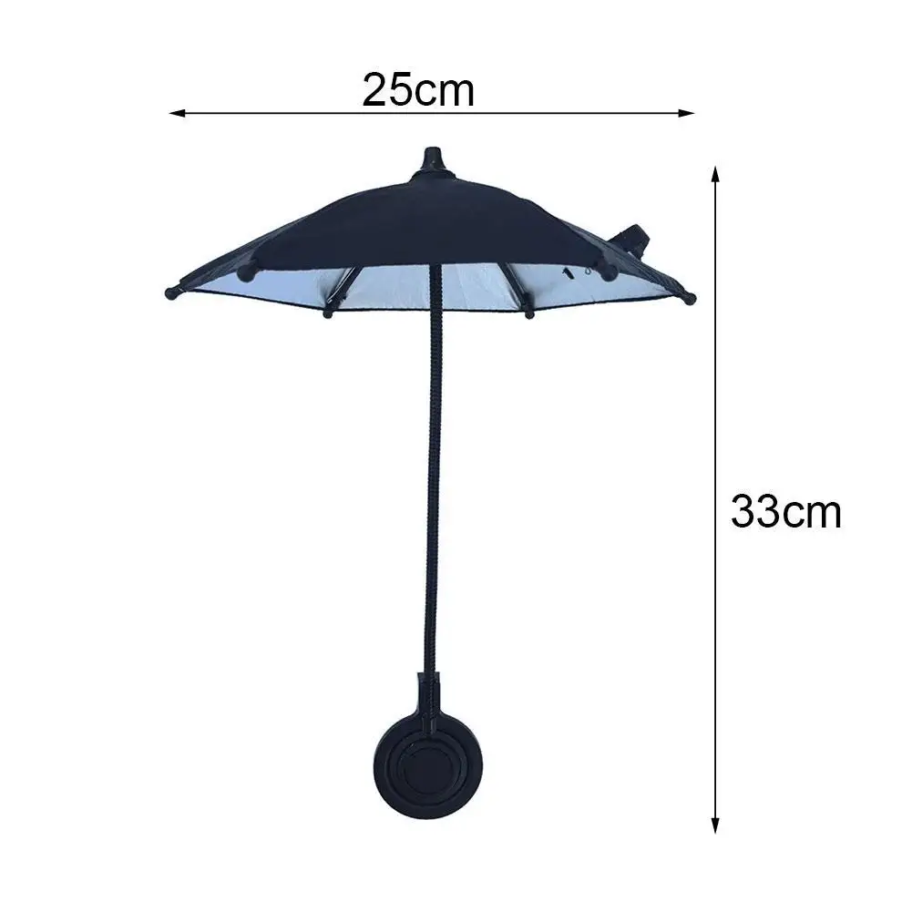 Regulowany Mini Magnetyczny Wysuwany Stojak na Telefon Komórkowy z Parasolem Przeciwsłonecznym Zapobiegającym Odblaskom do iPhone'a i Smartfonów z Systemem Android