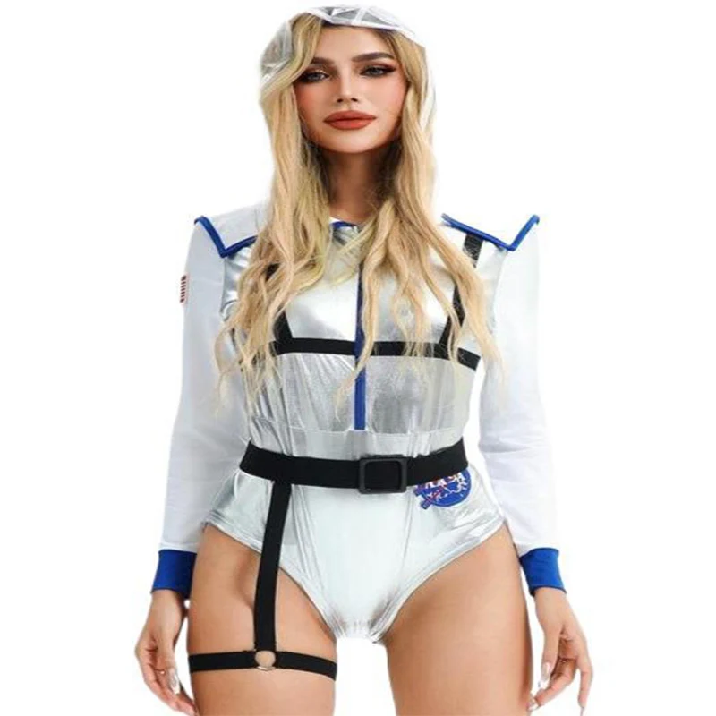Costume da astronauta spaziale per giochi di ruolo, costume da astronauta da palcoscenico, tuta da spettacolo per adulti