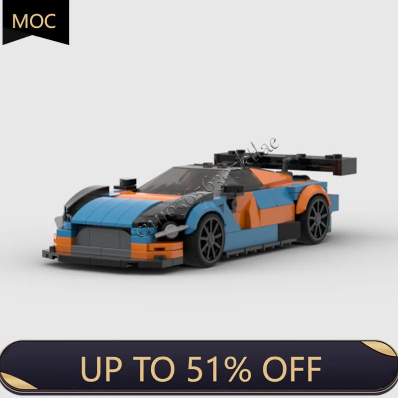 843PCS MOC Velocità Competizione Serie GT3 Evo Auto Sportive Building Blocks Modello FAI DA TE Tecnologia Creativa Giocattolo di Mattoni Regalo Del Festival Del Capretto