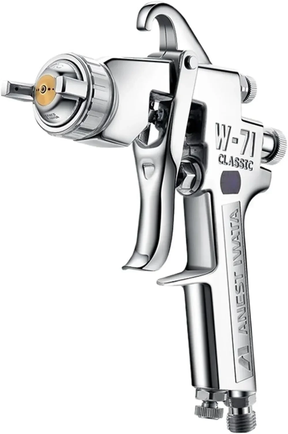 W-71 Spray Manual Spray Paint Furniture Atomized Paint Finish Spray Guns for Painting Cars W71 Paint Sprayer Cup(W-71-0 0.8mm)