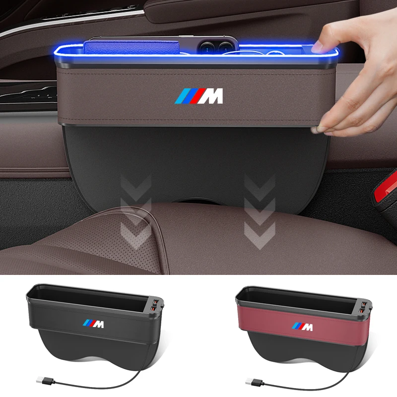 

For BMW M X1 X3 X4 X5 E39 E46 E60 E70 E90 F10 F15 F20 F25 F30 G05 G20 G30 G60 Car USB Charging Multifunction Crevice Storage Box