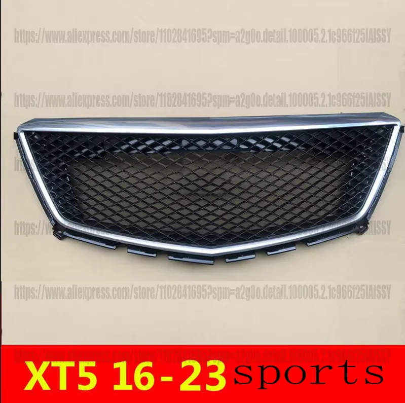 For  Cadillac XT5 2016 2017 2018 2019 2020 2021 2022 2023 Front Bumper Mesh star Grill Grille trim car acesssories