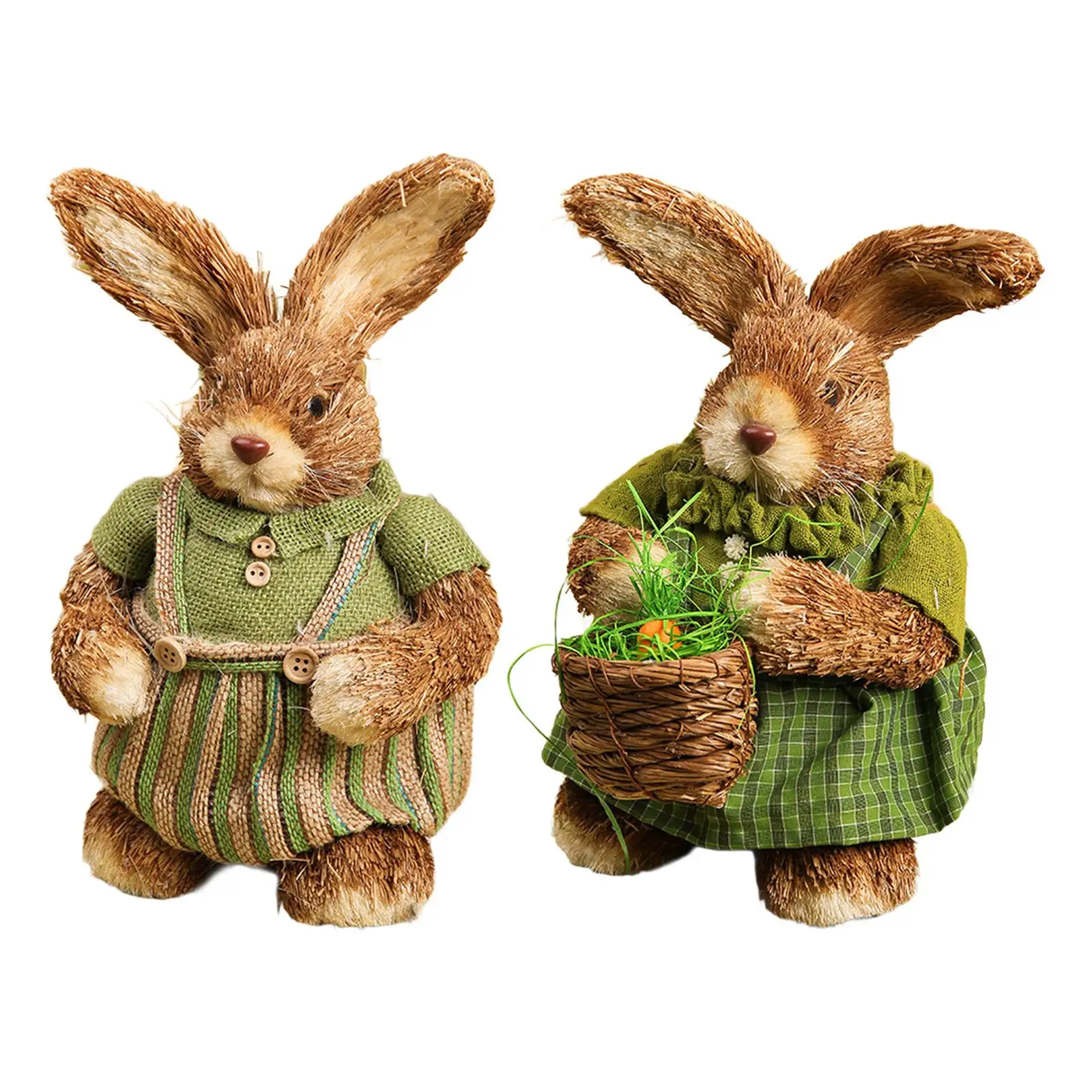 

Easter Bunny Figurine Garden Decor Rabbit Statue for Lawn Living Room Office