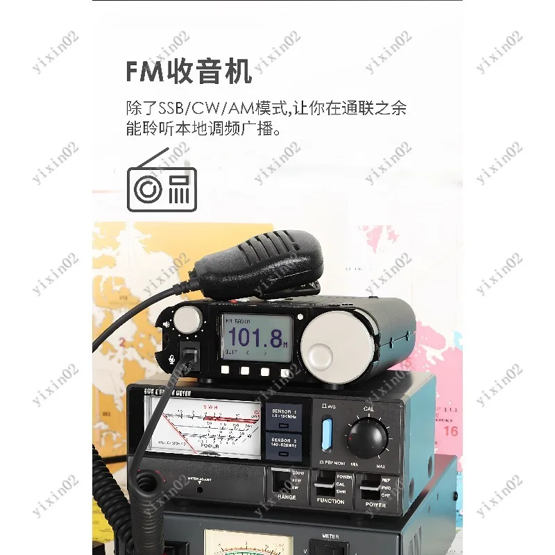 

Портативное коротковолновое радио G106C 5W SDR, трансивер HF QRP FT8, приемник WFM