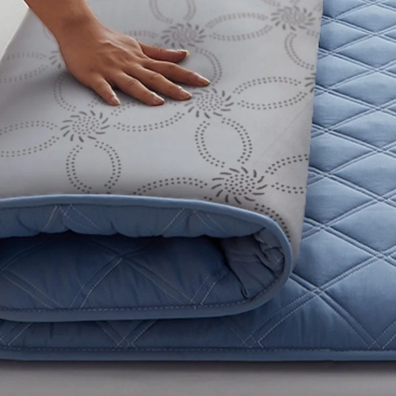 فراش فول الصويا وسادة مريحة فراش منزلي وسادة سميكة لحاف رقيقة نموذج المضادة للانزلاق السرير وسادة مريحة حصيرة جديد وصول #4