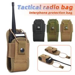 Tactical Radio Halter Molle Radio Pouch Fall Heavy Duty Radios Holster Tasche für Zwei Möglichkeiten Walkie Talkies Baofeng Jagd Ausrüstung