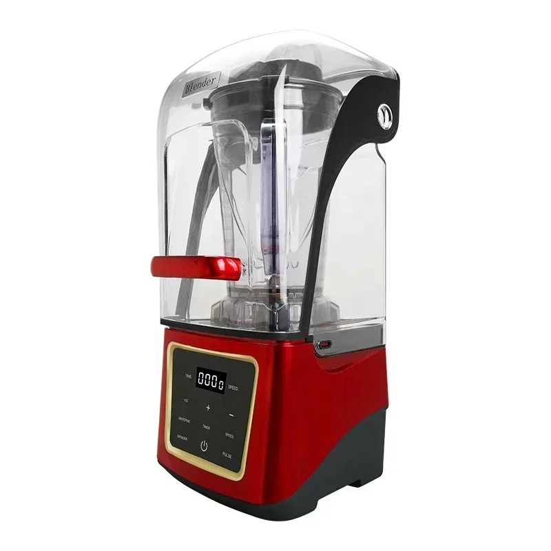 4L 5 Liter Commercial Table Blender With Sound Cover Lower Noise Industrial Blender Touchpad Control Blender For Hotel