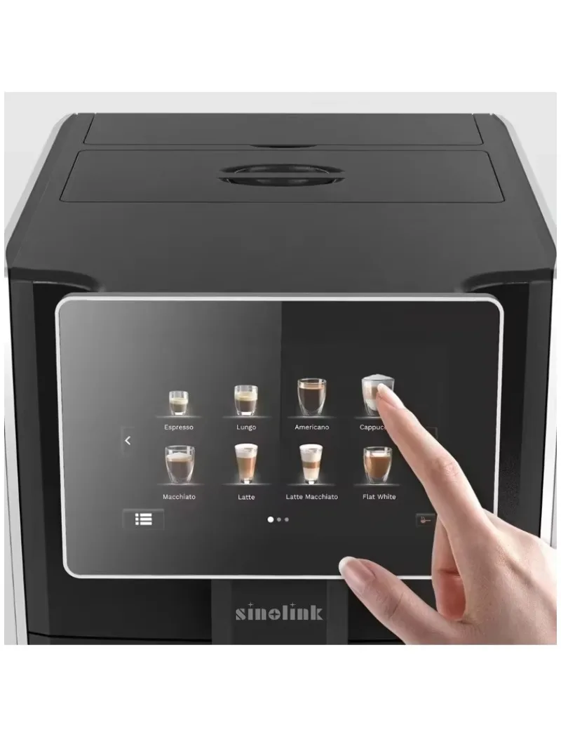 

Compact Fully Automatic Coffee Brewer Bean Grinder Espresso Machine for Office Pantry