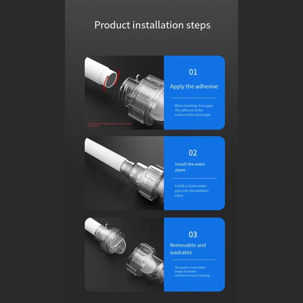 Backflow Prevention Valve A 78MM Air Conditioning Valve Single-direction Flow Smell Prevention Efficient Operation