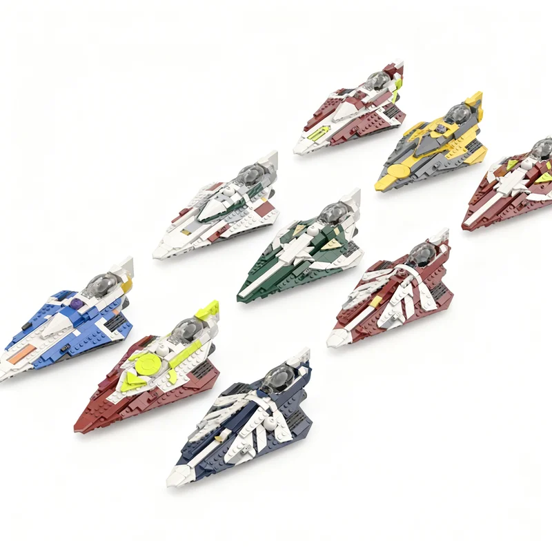 2855pcs MOC Delta 7 7B Interceptor Complete Collection Star Battle Model Building Blocks Construction Toy Christmas Gift DIY