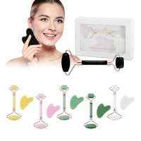 Set de Rodillo de Jade y Gua Sha