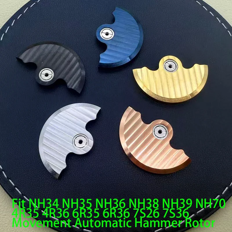 NH35 Movement Customize Automatic Hammer Rotor Fits NH34 NH36 NH38 4R35 4R36 6R 7S Movement Pendulum Weight Watch Repair Parts