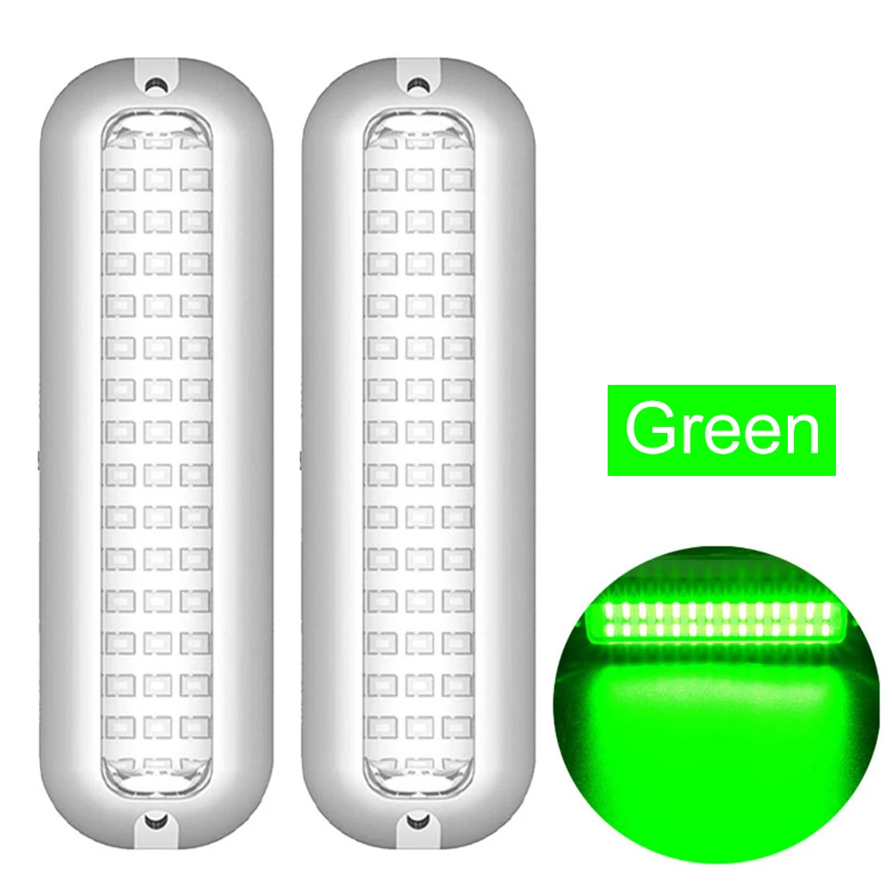 42LED Marine Navigation Light Stainless Steel Marine Boat Lamp 10-30V Speedboat Light IP68 Waterproof 80W Ship Boat Accessories