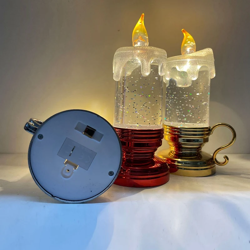 Retro Small Oil Lamp Electronic Candle LED Light Pony Lantern Creative Decoration Ornaments Gift Wind Lamp