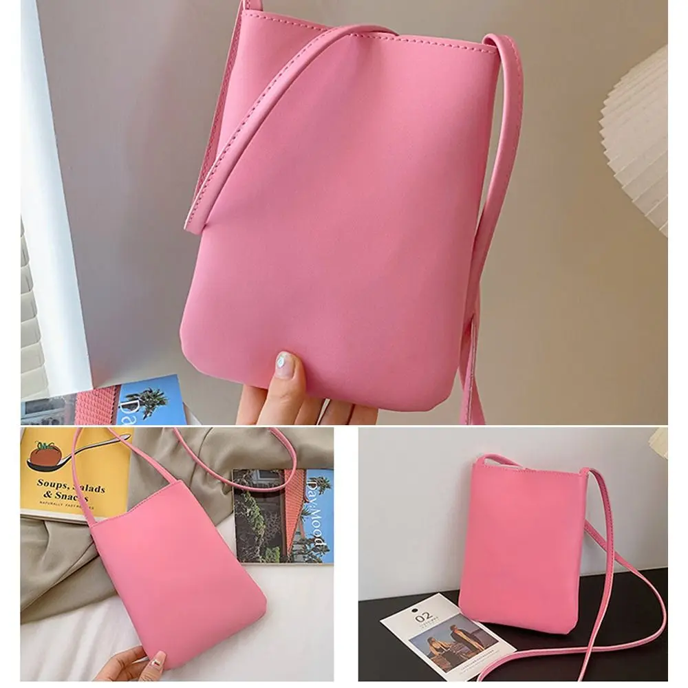 Summer New Leisure Simple Phone Bag for Women\'s Small Change Small Bag Fashion One Shoulder Crossbody Bag