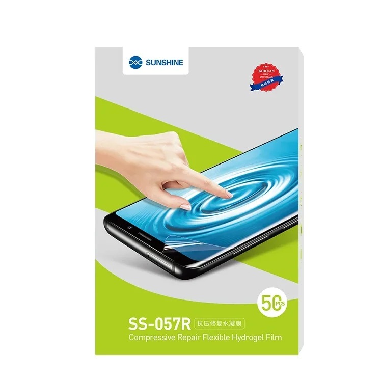 أشعة الشمس SS-057R حامي فيلم حافة منحنية واقي للشاشة هيدروجيل فيلم مقاومة للضغط إصلاح المستوردة فيلم هيدروليكي