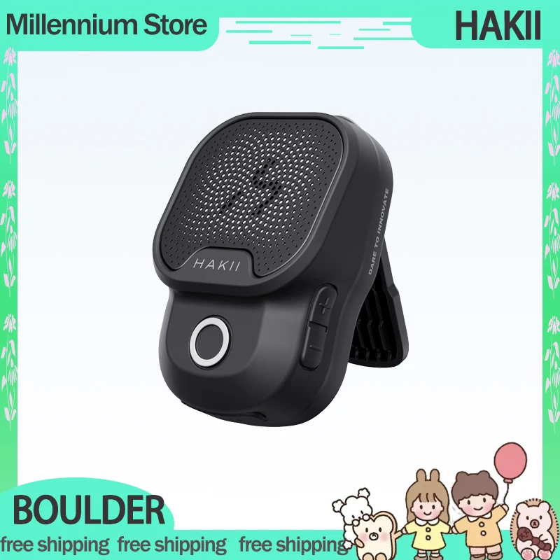 Hakii Boulder Twc Bluetooth Speaker Magnetic Attraction With Clamp Ipx7 Waterproof Speaker Lightweight Outdoor Accessories Gifts