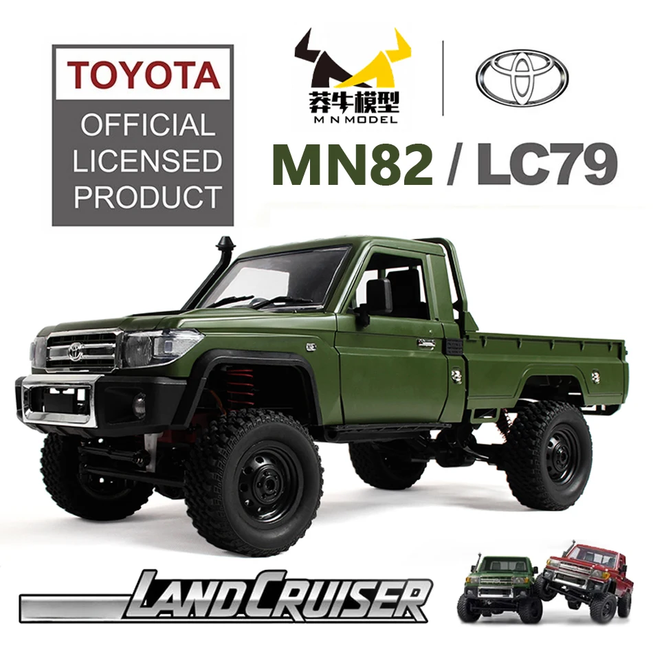 

МОДЕЛЬ MN 1/12 4x4 LC79 Автомобиль с дистанционным управлением, пушка для восхождения, вездеход, внедорожник, рок-гусеничный военная модель, игрушка