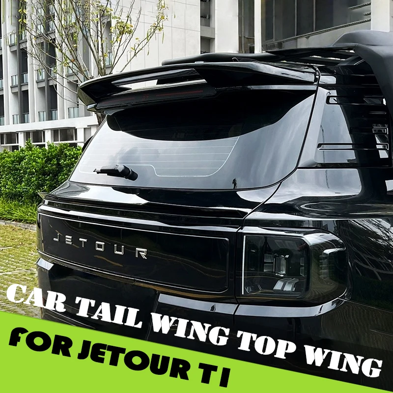

Car Tail Wing Top Wing Fit for Jetour Shanhai T1 2024 2025 Modified Black Warrior Parts Upgraded Sports Tail Wing Accessories