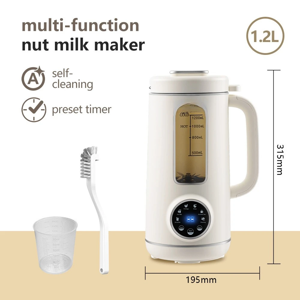Heat and stir, freshly squeezed juice, soy milk, morning tea, cleaning, appointment multi-functional soy milk machine