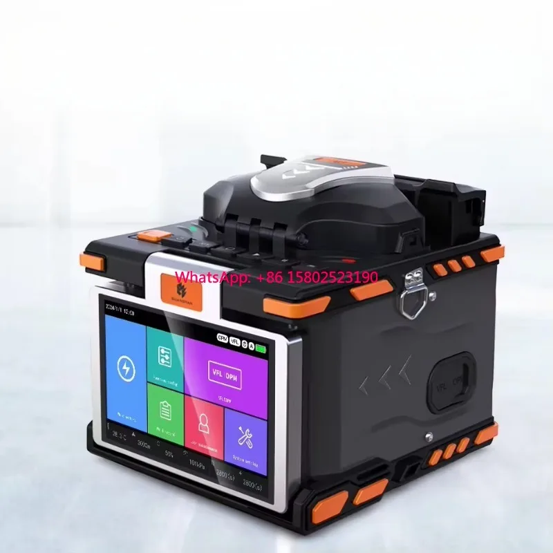 2024 NEW FTTH Fiber Optic Cable Fusion Splicer 4-Core CPU With 4.3