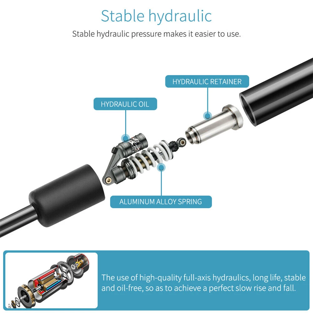 2 قطعة غطاء محرك السيارة رفع الجبهة هود بونيه رفع الغاز غطاء محرك السيارة الأسود بونيه الجبهة قضيب الدعامات صدمة رفع لتويوتا هايلكس فيجو 2005-2012