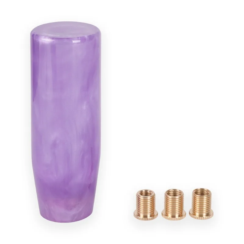 Car modification accessories 12cm gear head with adapter variable speed wave stick head resin extended gear shifter