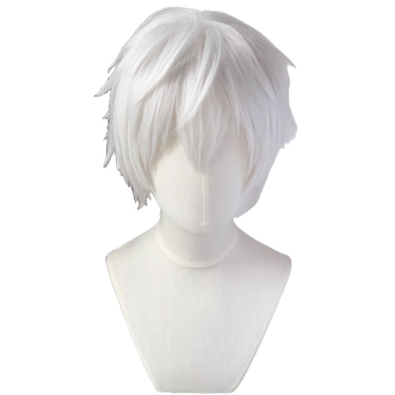 ND Satoru Gojo شعر مستعار تأثيري s هيربيسي Jujutsu Kaisen أنيمي تأثيري خصلات الشعر المستعار ل Comic Con Coser زي حفلة مقاومة للحرارة