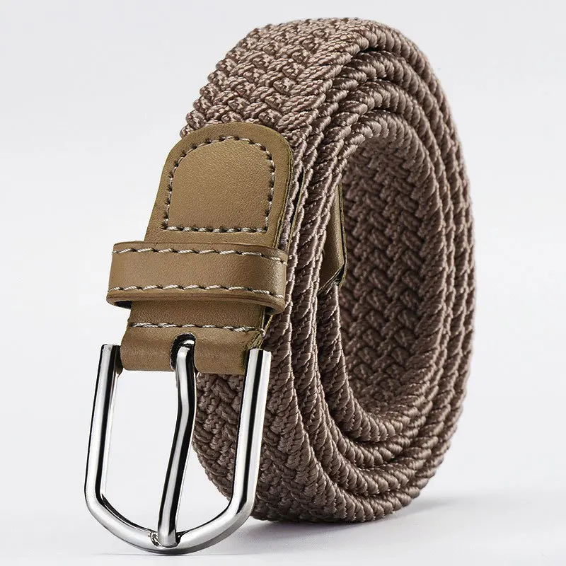 Modischer, elastischer, geflochtener Damengürtel im koreanischen Stil, robustes, geflochtenes Design, vielseitiger dekorativer Gürtel für Studenten, Unisex – Detail 15