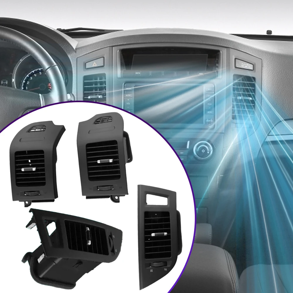 

Car Front Dash Board Air Conditioner Outlet A/C Air Vents for Mitsubishi Pajero Montero Shogun 4 MK4 2006-2020 LHD 8030A059XA