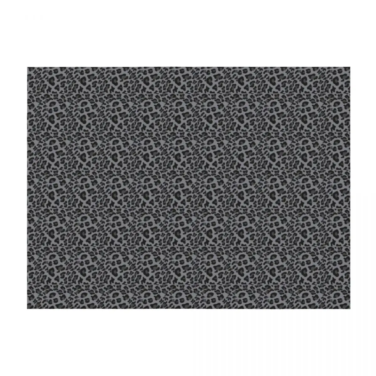 

Grey and Black Leopard Print Throw Blanket Decorative Beds Retros Nap Blankets