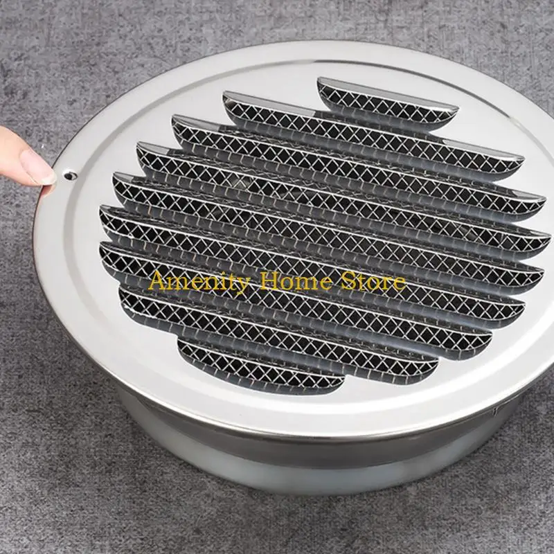 

F26C Круглые стальные вентиляционные решетки диаметром 100 мм с защитными стальными вентиляционными крышками Металлические для