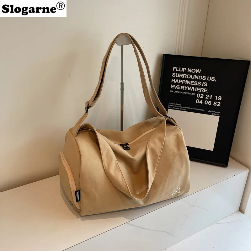 

New Travel Bag Women's Large Capacity Casual Travel Tote Ladies Cotton Shoulder Bags Girls High Quality Handbags Crossbody Bag