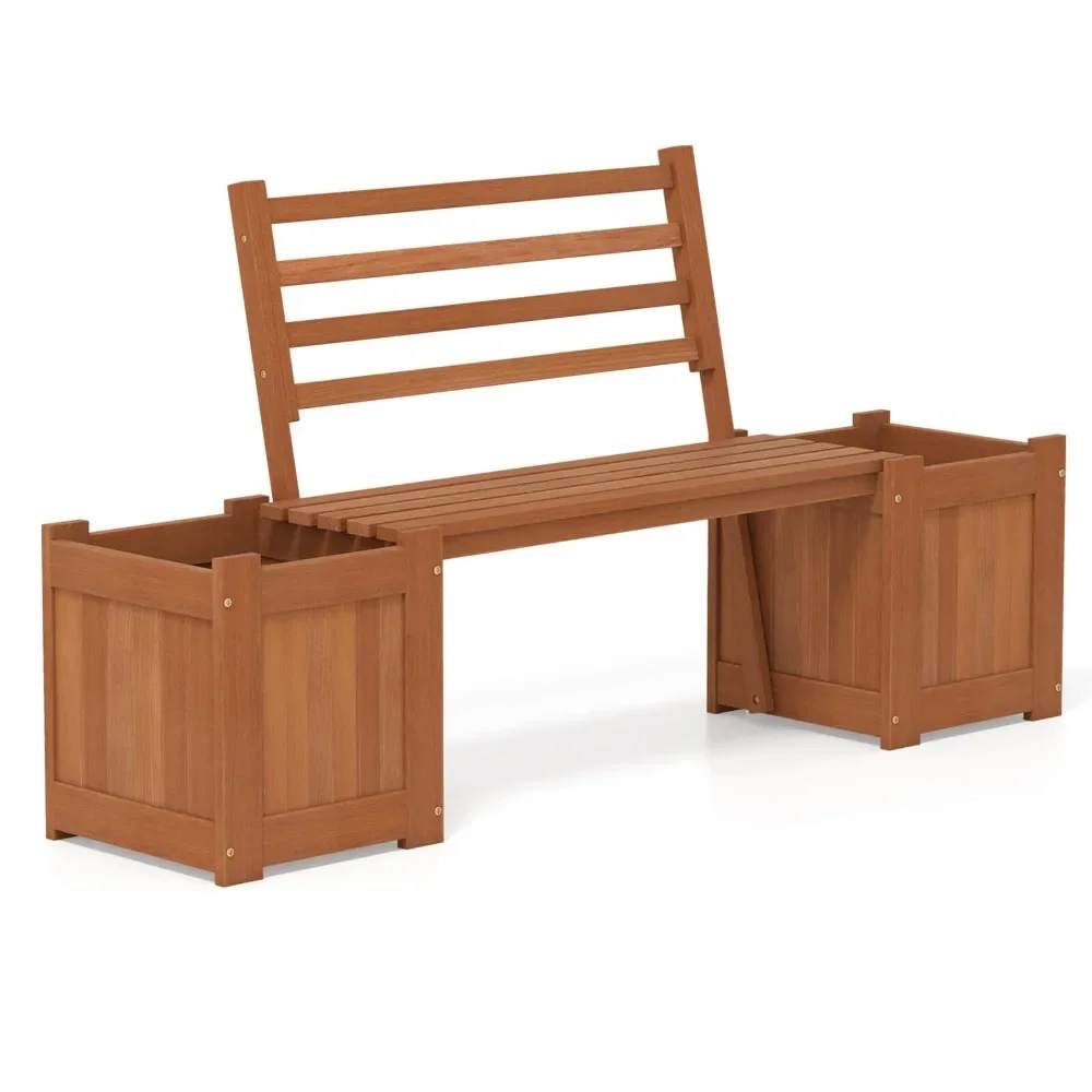 

Открытый ящик для цветов с скамейкой 2, открытые коробки для цветов, спинка для патио