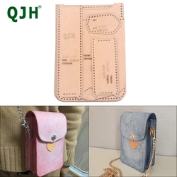 Mobile Phone Bag Shoulder Messenger Bag Acrylic Template diy Handmade Leather Sewing Pattern Kraft Paper Template