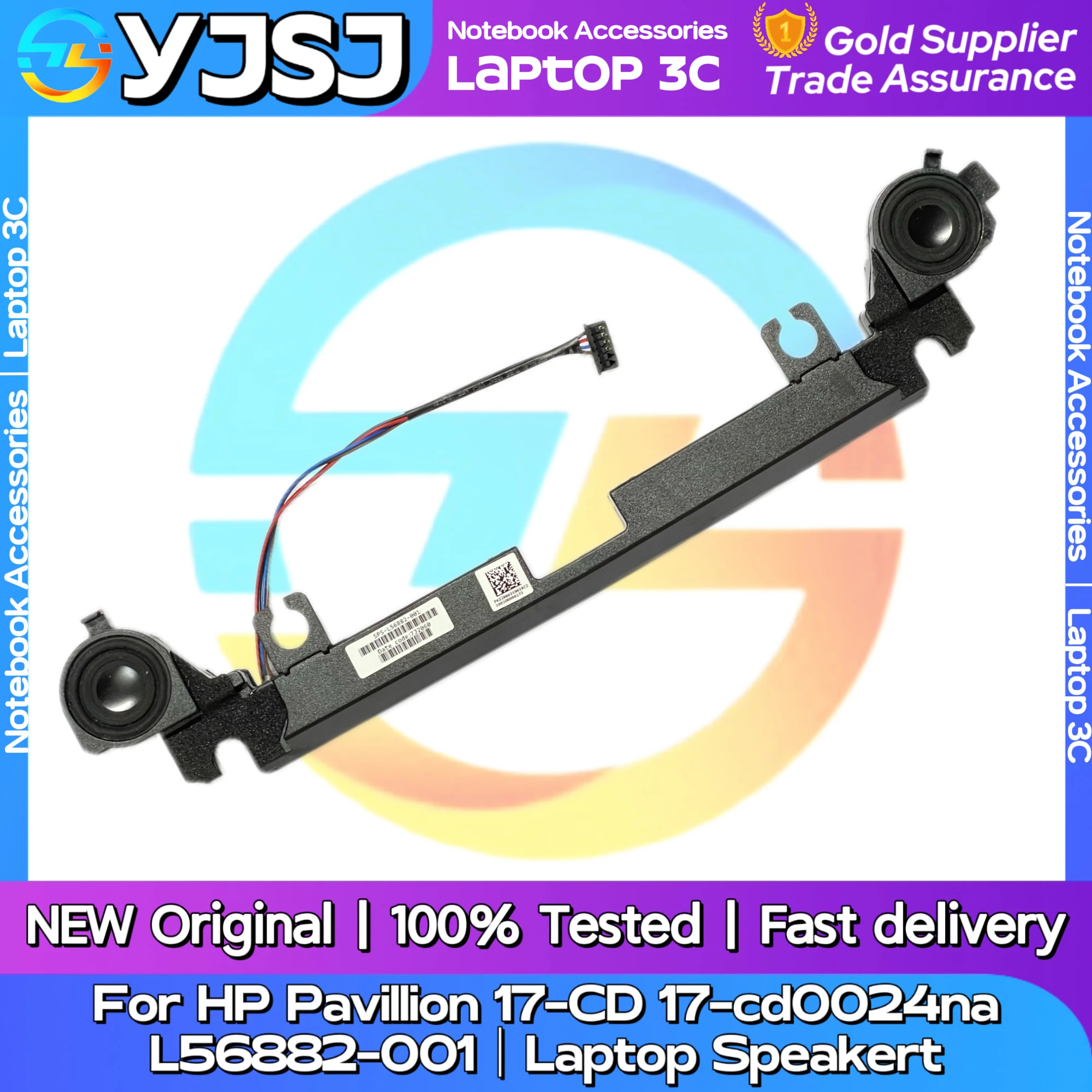 

New Original Laptop Notebook Audio Speaker For HP Pavilion 17-CD 17-CD0024NA Built in speaker horn audio L56882-001