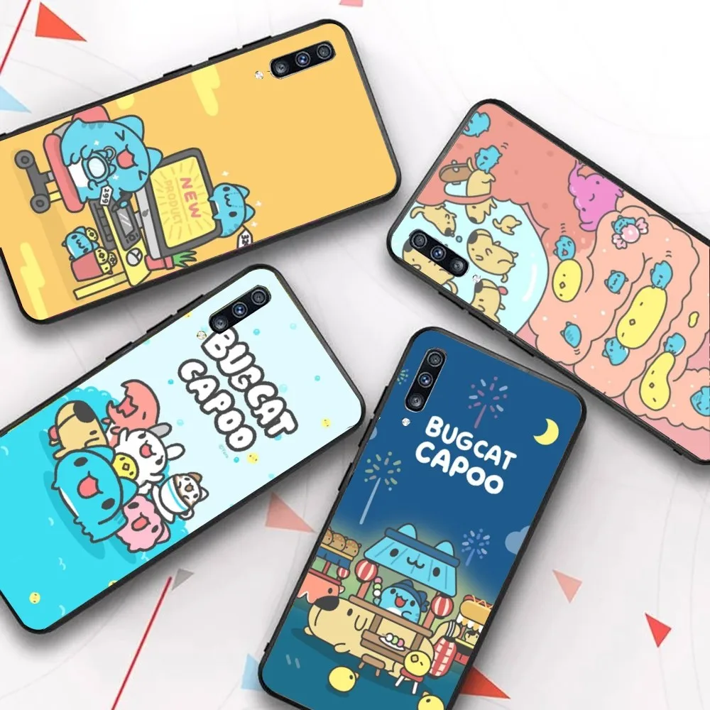 Bugcat Capoo cartoon Phone Case For Samsung A 10 11 12 13 20 21 22 30 31 32 40 51 52 53 70 71 72 73 91 13 shell