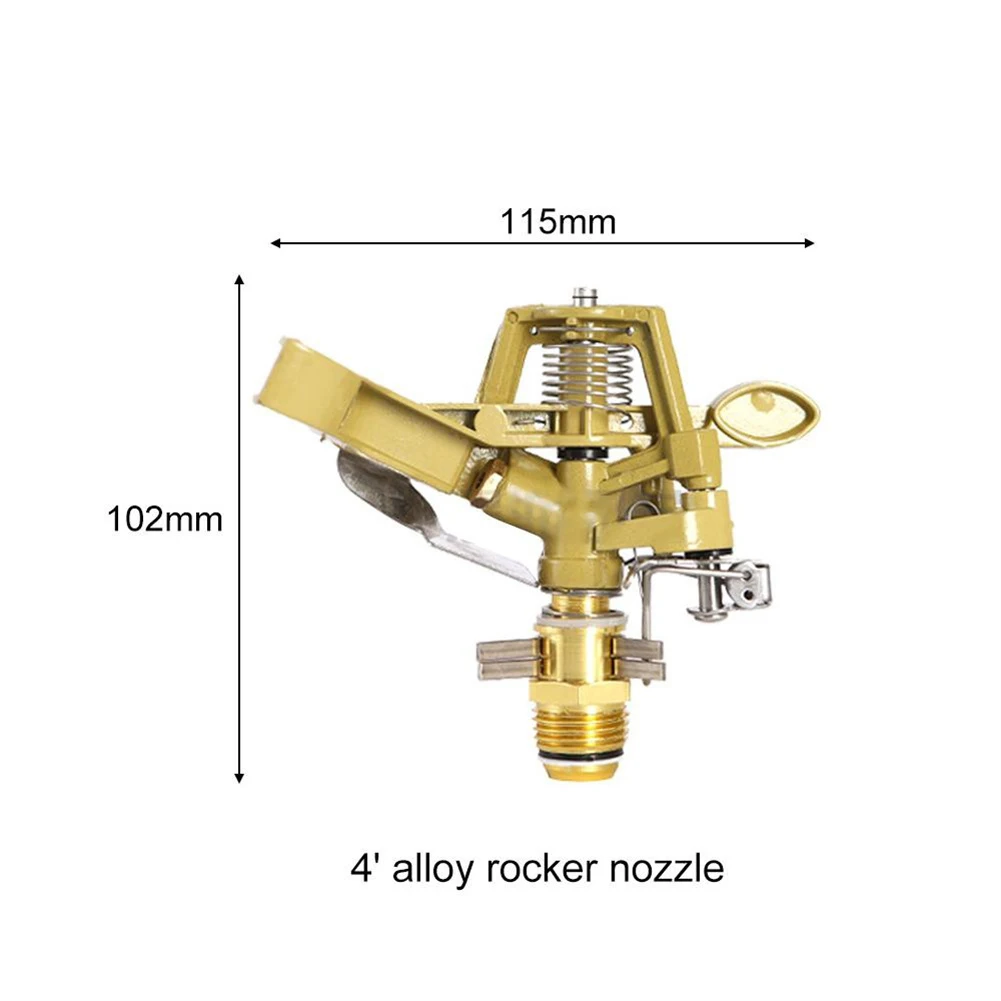 

1 PC Nozzle 4-point Thread Interface Adjustable Garden Sprinkler Water Volume 0.8-1.5l/h Exterior Baking Paint