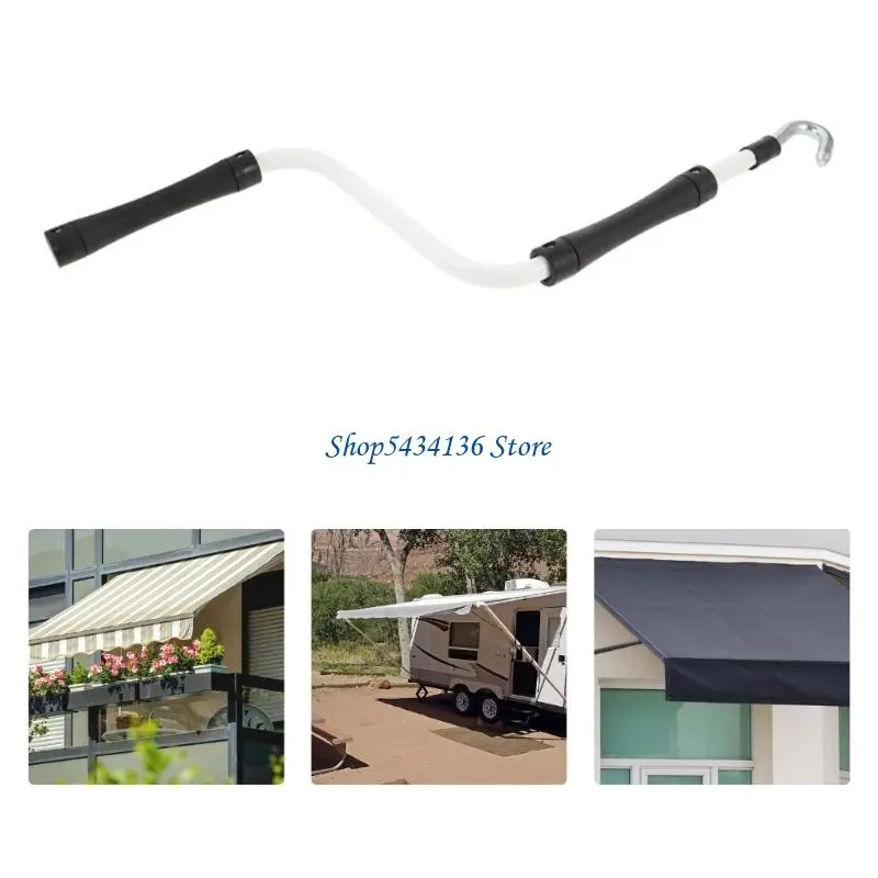 

H7ED Кривошипная ручка для тента Комфортные захваты Рольставни Ручка для ручного управления Намоточные устройства