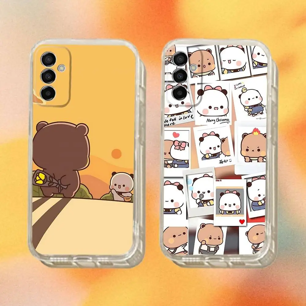 

Cute BuBu D-DuDu Phone Case For Samsung S24,30,21,22,23,20 FE,lite,PIus,Ultra,5G,Note,9,10 Transparent Cover