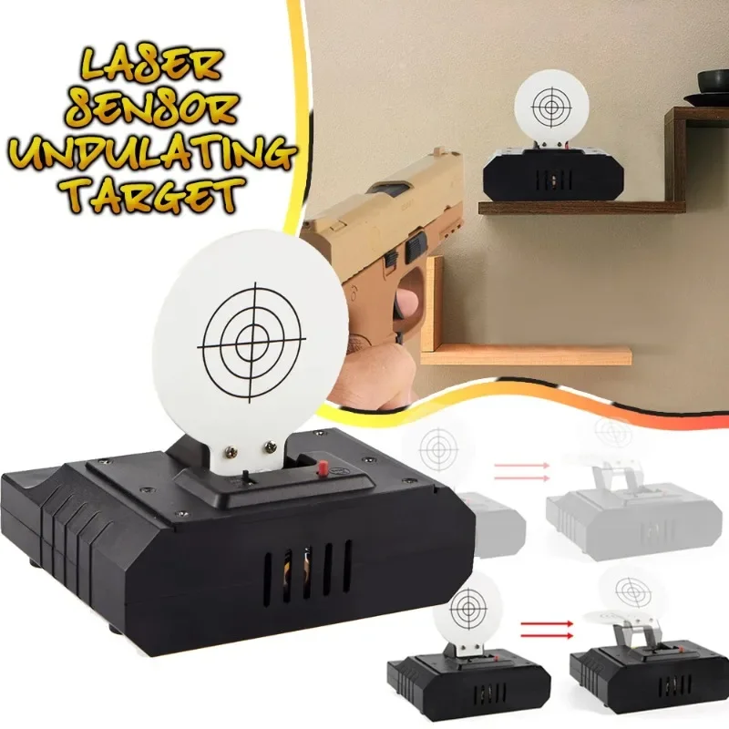 2026 Laser Induction Target CS sport training Indoor Game toy With Sound Electric Auto Reset Airsoft Outdoor Laser Device