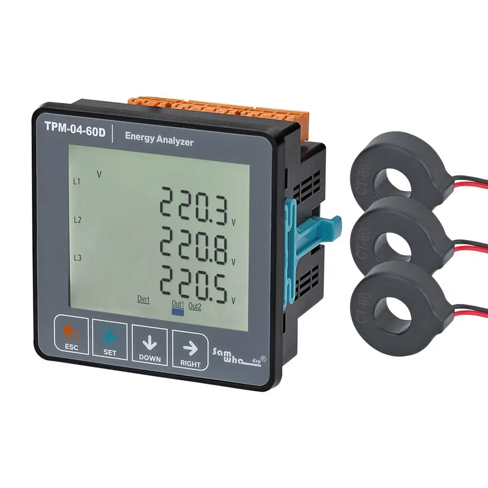 Samwha-Dsp TPM-04-XXD Energy Analyzer Multimeter 3P&4W