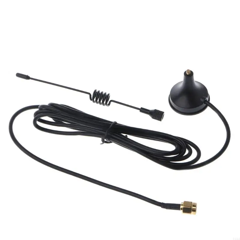 R91A 433MHz Antenna 5dbi Male RG174 Cable GSM GPRS 1.5M Base For Ham Radio