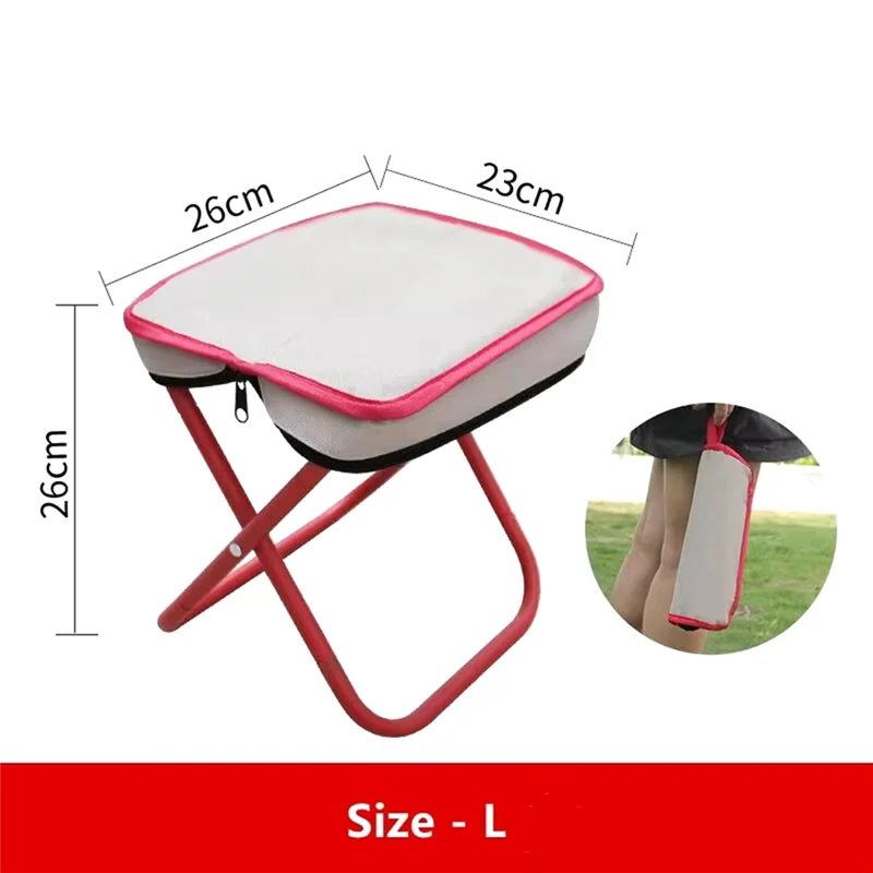 -BOFF المحمولة كرسي تخييم قابل للطي كرسي الصيد البراز مع تخزين قابل للطي متعدد الوظائف صغير السفر رسم البراز